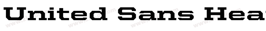 United Sans Heavy Cd字体转换